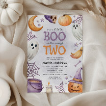 Unser kleiner Boo wird zwei Halloween Geburtstag