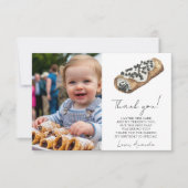 Unser kleiner Cannoli 1. Geburtstag Danke (Vorderseite)