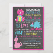 Unser kleiner Dinosaurier-Kindergeburtstag Einladung (Vorderseite)