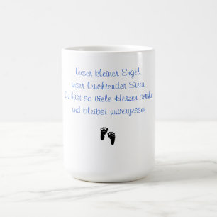 Unser kleiner Engel Erinnerungstasse Kaffeetasse