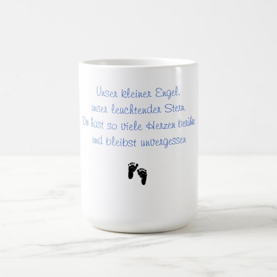 Unser kleiner Engel Erinnerungstasse Kaffeetasse