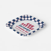 Unser kleiner Feuerracker zum ersten Geburtstag Pappteller (Gewinkelt)