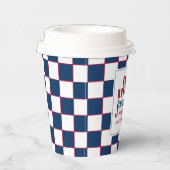 Unser kleiner Feuerwehrmann macht einen Geburtstag Pappbecher (Rechts)