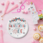 Unser kleiner Firecracker 1. Geburtstag (keine Gre Pappteller (Party)