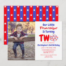 Unser kleiner Firecracker 2. Geburtstag