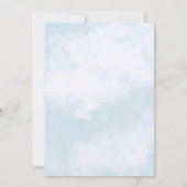 Unser kleiner Firecracker Astronaut 1. Geburtstag Einladung (Rückseite)