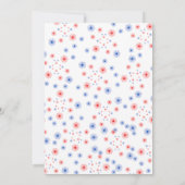 Unser kleiner Firecracker-Bow zum Geburtstag Einladung (Rückseite)