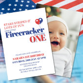 Unser kleiner Firecracker macht einen Patrioten Einladung