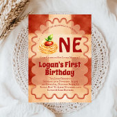 Unser kleiner Fleischklops wird Eins 1. Geburtstag Einladung
