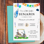 Unser kleiner Golfer Blue Cart Hat kids Golf zum G Einladung<br><div class="desc">Unsere Little Golfer Blue Cart Hat Kids Golf Birthday Invitation ist eine großartige Golfeinladung für eine Kinder Geburtstagsparty! Zu den Vorzügen dieses Golftages zählen Party,  Ballons,  bunte Party-Banner,  ein Golfwagen,  Golfclubs,  Golfbälle,  ein Golfhut und eine Golftasche. Die sonnige Einladung zum Thema Golf-Geburtstagsparty.</div>