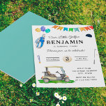 Unser kleiner Golfer Blue Kids Golf Geburtstag Flyer<br><div class="desc">Buchen Sie unseren kleinen Golfer Blue Kids Golf Birthday Flyer und freuen Sie sich auf eine tolle Golfveranstaltung! Zu den Vorzügen dieses Golftages zählen Party,  Ballons,  bunte Party-Banner,  ein Golfwagen,  Golfclubs,  Golfbälle,  ein Golfhut und eine Golftasche. Die sonnige Einladung zum Thema Golf-Geburtstagsparty.</div>