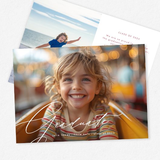 Unser kleiner Graduate Kindergarten Foto Abschluss Ankündigung