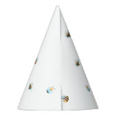 Unser kleiner Honig | Begrüßung zum ersten Geburts Partyhütchen (Rückseite)