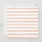 Unser kleiner Kürbis ist ein Geburtstag rustikal Einladung (Rückseite)