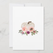 Unser kleiner Kürbis ist eine Einladung, der 1. Ge Einladung (Rückseite)