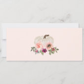 Unser kleiner Kürbis ist eine Einladung, der 1. Ge Einladung (Rückseite)