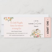 Unser kleiner Kürbis ist eine Einladung, der 1. Ge Einladung (Vorderseite)