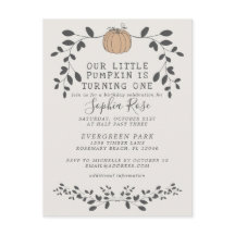 Unser kleiner Kürbis macht einen ersten Geburtstag