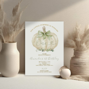 Unser kleiner Kürbis verwandelt einen Kürbis zum G Einladung