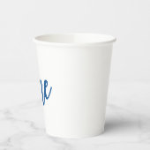 Unser kleiner Kürbis zum ersten Geburtstag Pappbecher (Links)