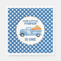 Unser kleiner Kürbisblauer LKW zum ersten Geburtst