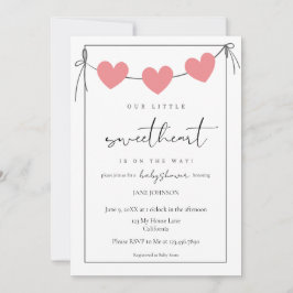 Unser kleiner Liebling Baby Shower Einladung
