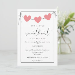 Unser kleiner Liebling Baby Shower Einladung