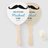 Unser kleiner Mann ist der erste Geburtstag eines  Fächer (Vorne und Hinten)