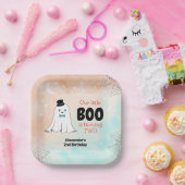 Unser kleiner Niedlicher Geist mit dem 2. Geburtst Pappteller (Party)