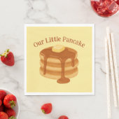 Unser Kleiner Pfannkuchen-Frühstücks-Brunch-Thema Serviette (Beispiel)