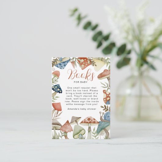 Unser kleiner Pilz | Kinderbücher Begleitkarte (Stehend Vorderseite)