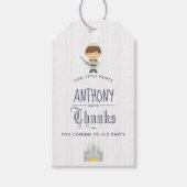 Unser kleiner Prinz Birthday Party Gast Gefallen Geschenkanhänger (Vorderseite)