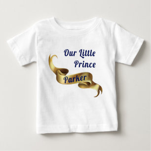 Unser kleiner Prinz Royal Personalisiert Baby T-shirt