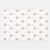 Unser kleiner Pumpkin 1. Geburtstag Geschenkpapier Set (Vorderseite)