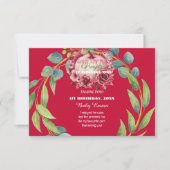 Unser kleiner Pumpkin 1. Geburtstag grüner Kreider Dankeskarte (Vorderseite)