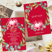 Unser kleiner Pumpkin 1. Geburtstag grüner Kreider Einladung