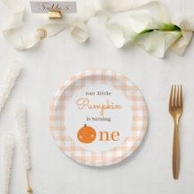 Unser kleiner Pumpkin 1. Orange Herbst Erster Gebu