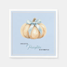 Unser kleiner Pumpkin Fall Baby Dusche Blue Baby B