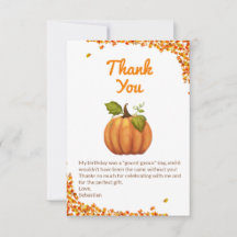 Unser kleiner Pumpkin Fall Geburtstag