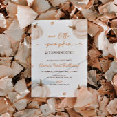 Unser kleiner Pumpkin Geburtstag Einladung