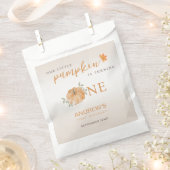 Unser kleiner Pumpkin Herbst 1. Geburtstag Geschenktütchen (Ausgeschnitten)