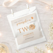 Unser kleiner Pumpkin Herbst 2. Geburtstag Geschenktütchen (Ausgeschnitten)