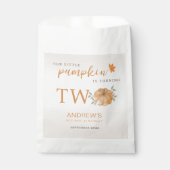 Unser kleiner Pumpkin Herbst 2. Geburtstag Geschenktütchen (Vorderseite)