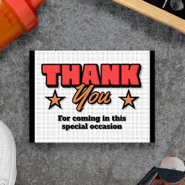 Unser kleiner Rookie ist unterwegs - Danke Karte