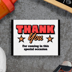 Unser kleiner Rookie ist unterwegs - Danke Karte