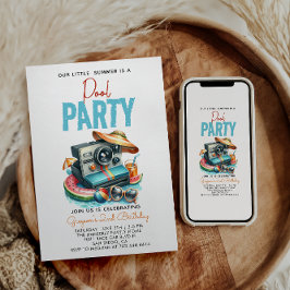 Unser kleiner Sommer ist Party 2. Geburtstag Einladung