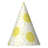 Unser kleiner Sonnenschein 1. Geburtstag Partyhütchen (Vorderseite)