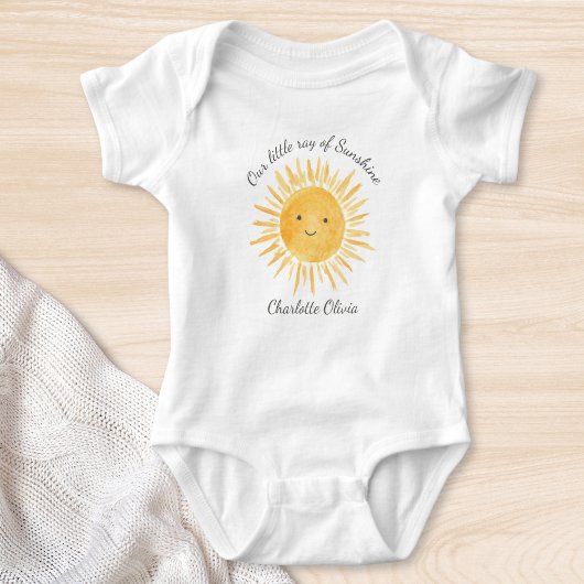 Unser kleiner Sonnenschein Baby Strampler