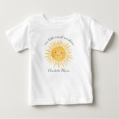 Unser kleiner Sonnenschein Baby T-shirt (Vorderseite)