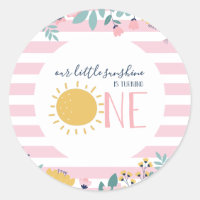 Unser kleiner Sonnenschein, Blume, rosa Streifen z